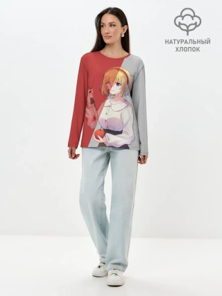 Лонгслив женский. Хлопок / Alicias madness