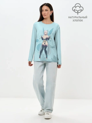 Лонгслив женский. Хлопок / Fairy Reona