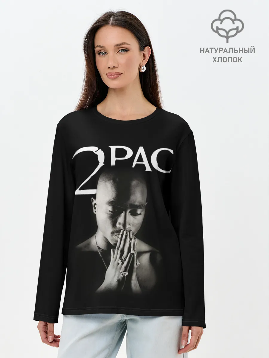 Лонгслив женский. Хлопок / TUPAC
