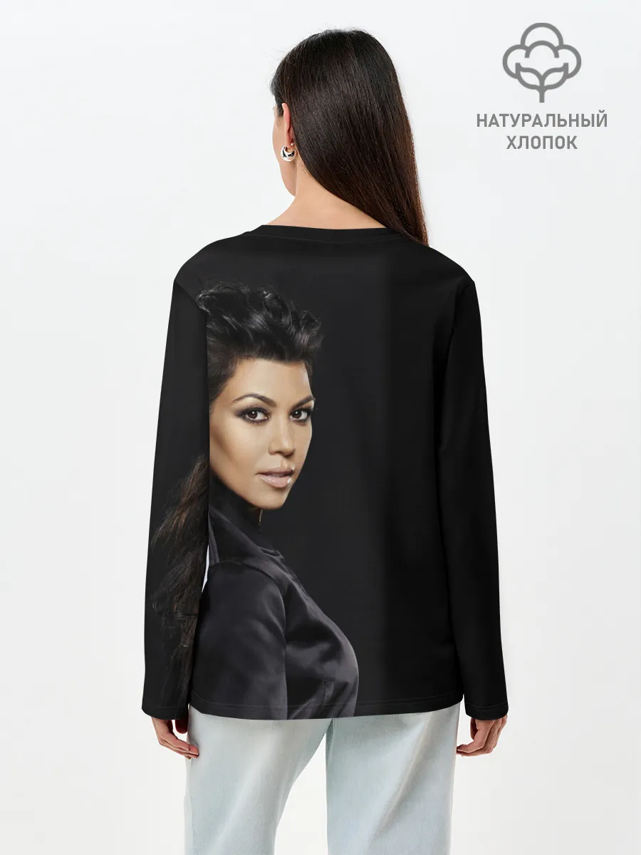 Лонгслив женский. Хлопок / Семейство Кардашьян