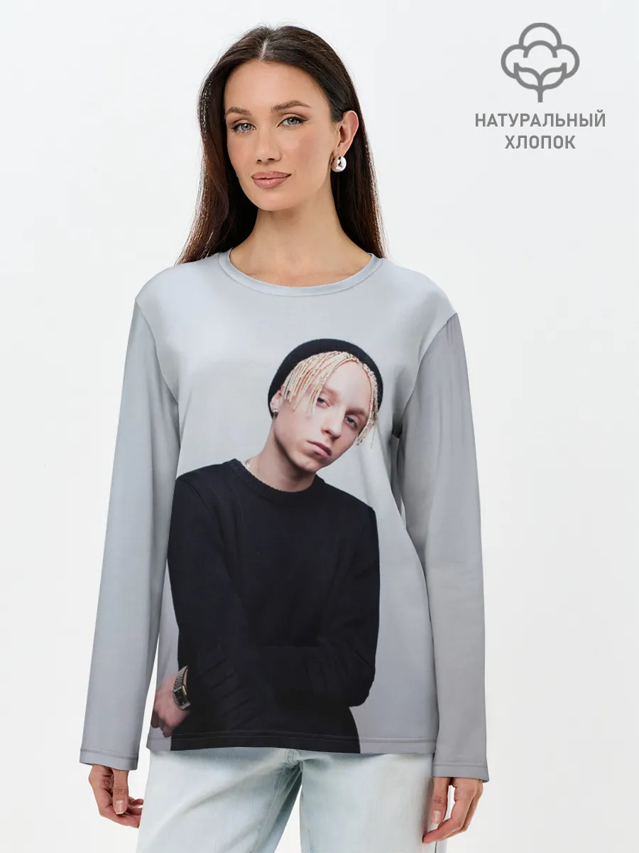 Лонгслив женский. Хлопок / Молодой Ти