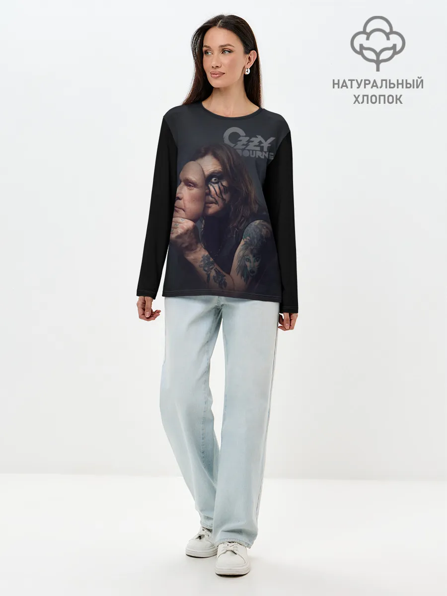 Лонгслив женский. Хлопок / Ozzy Osbourne
