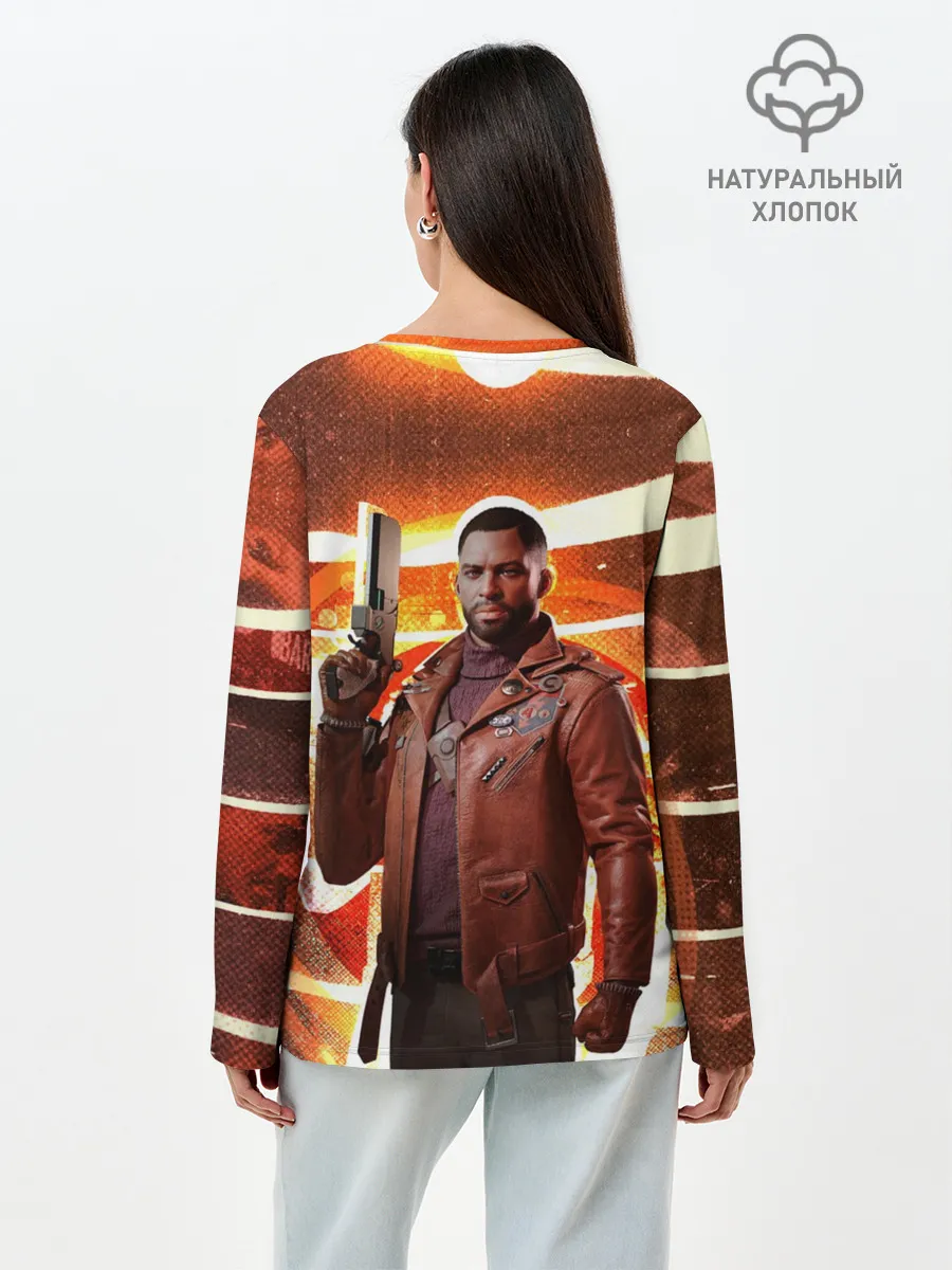 Лонгслив женский. Хлопок / Кольт Ван Deathloop