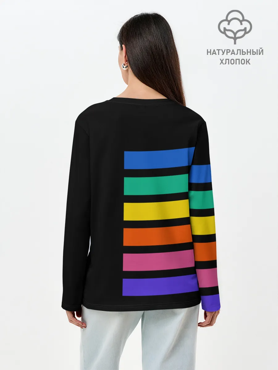 Лонгслив женский. Хлопок / Семейство Кардашьян