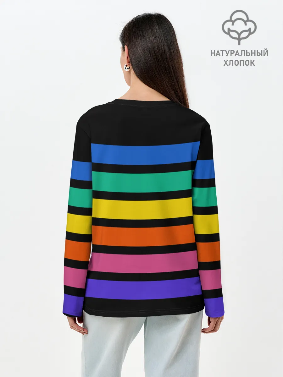 Лонгслив женский. Хлопок / Семейство Кардашьян