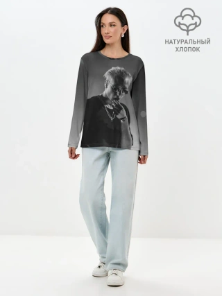 Лонгслив женский. Хлопок / T-Fest на концерте