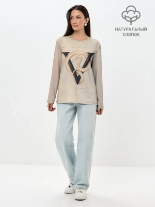 Лонгслив женский. Хлопок / Venom - Bullet For My Valentine