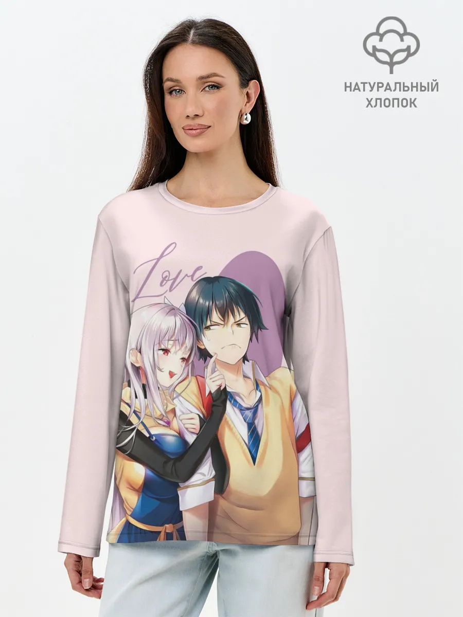 Лонгслив женский. Хлопок / Love Rpg