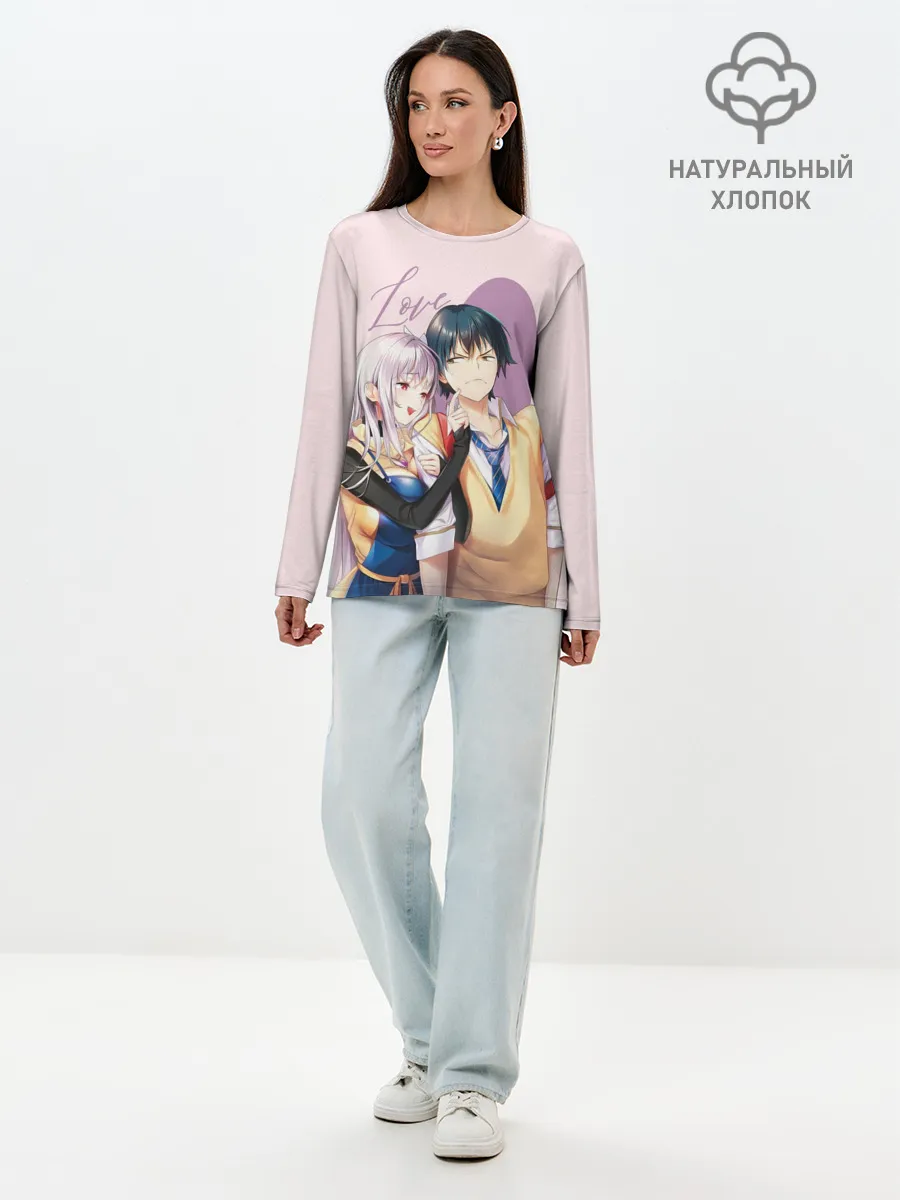 Лонгслив женский. Хлопок / Love Rpg