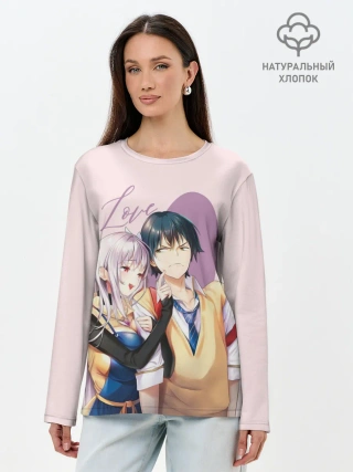 Лонгслив женский. Хлопок / Love Rpg