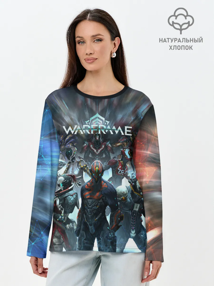Лонгслив женский. Хлопок / WARFRAME | ВАРФРЕЙМ