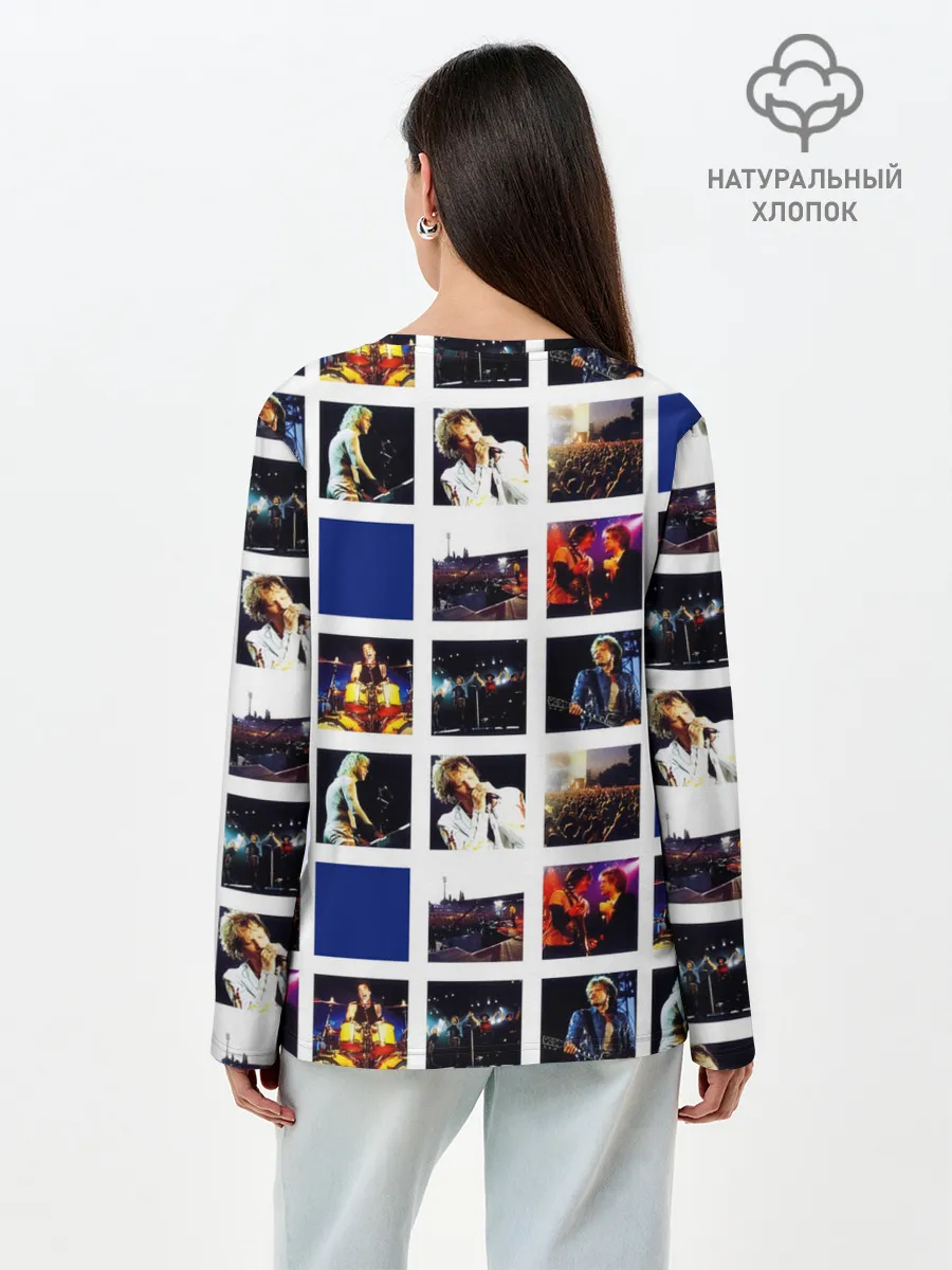 Лонгслив женский. Хлопок / The Crush Tour - Bon Jovi