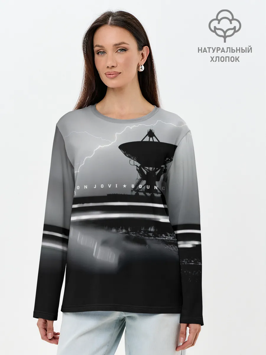Лонгслив женский. Хлопок / Bounce - Bon Jovi