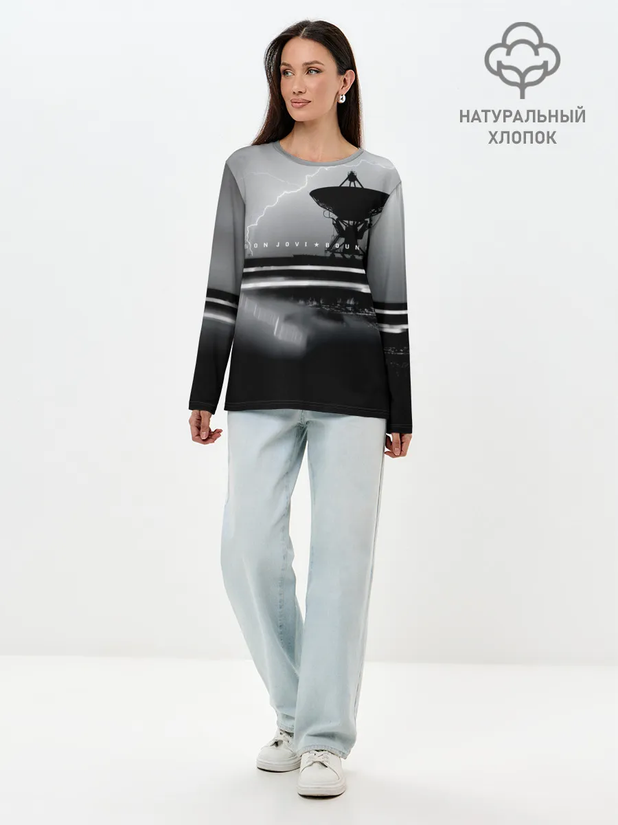 Лонгслив женский. Хлопок / Bounce - Bon Jovi