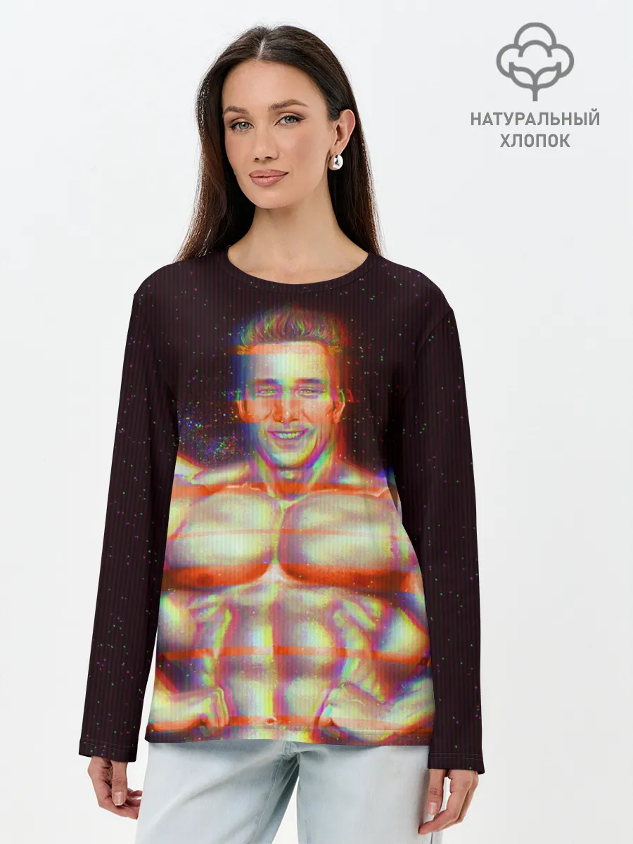 Лонгслив женский. Хлопок / Гачимучи | Gachimuchi