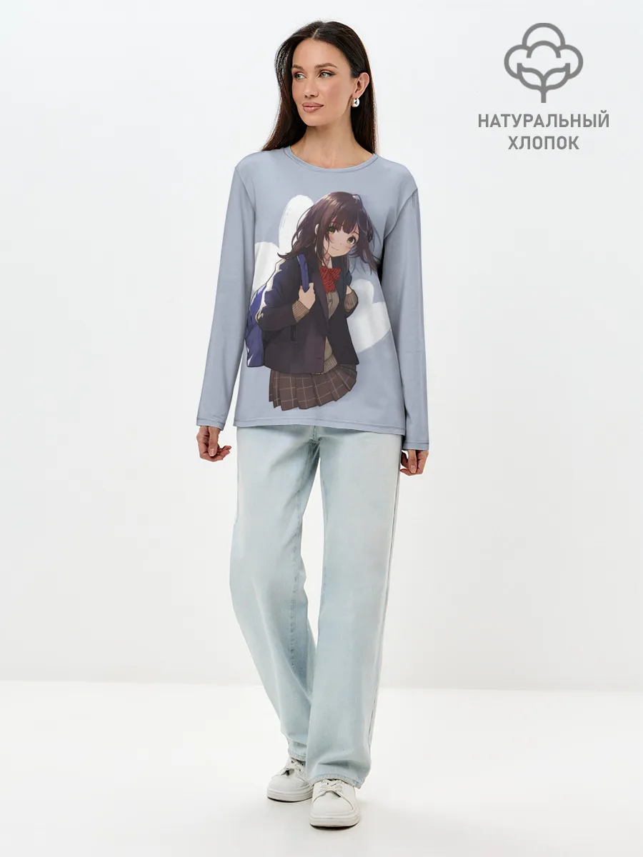 Лонгслив женский. Хлопок / Sayu