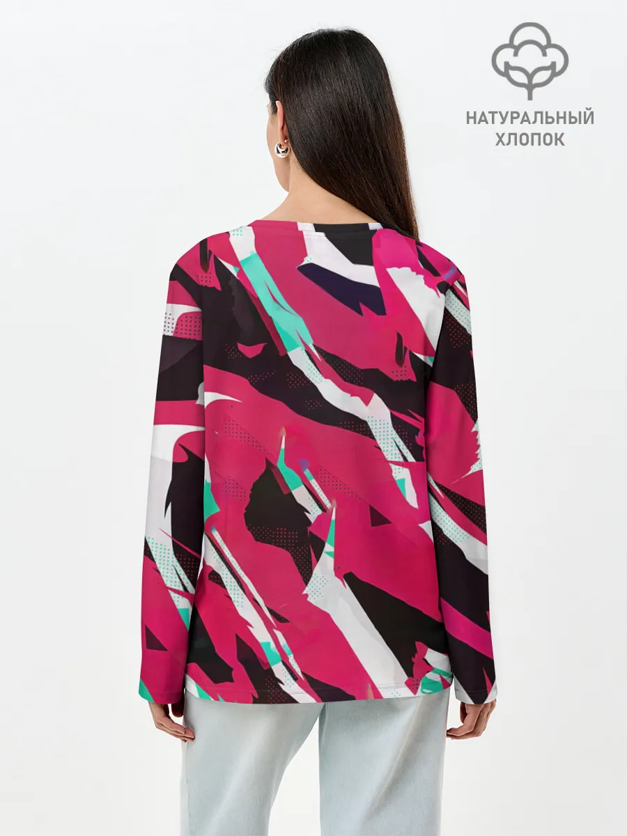 Лонгслив женский. Хлопок / Sayu Ogiwara