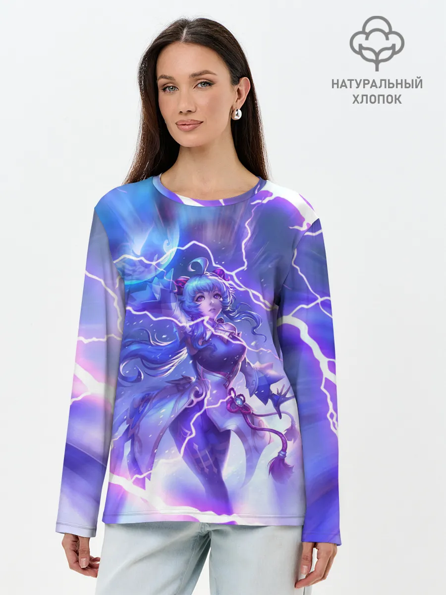 Лонгслив женский. Хлопок / Genshin Impact | Геншин Импакт
