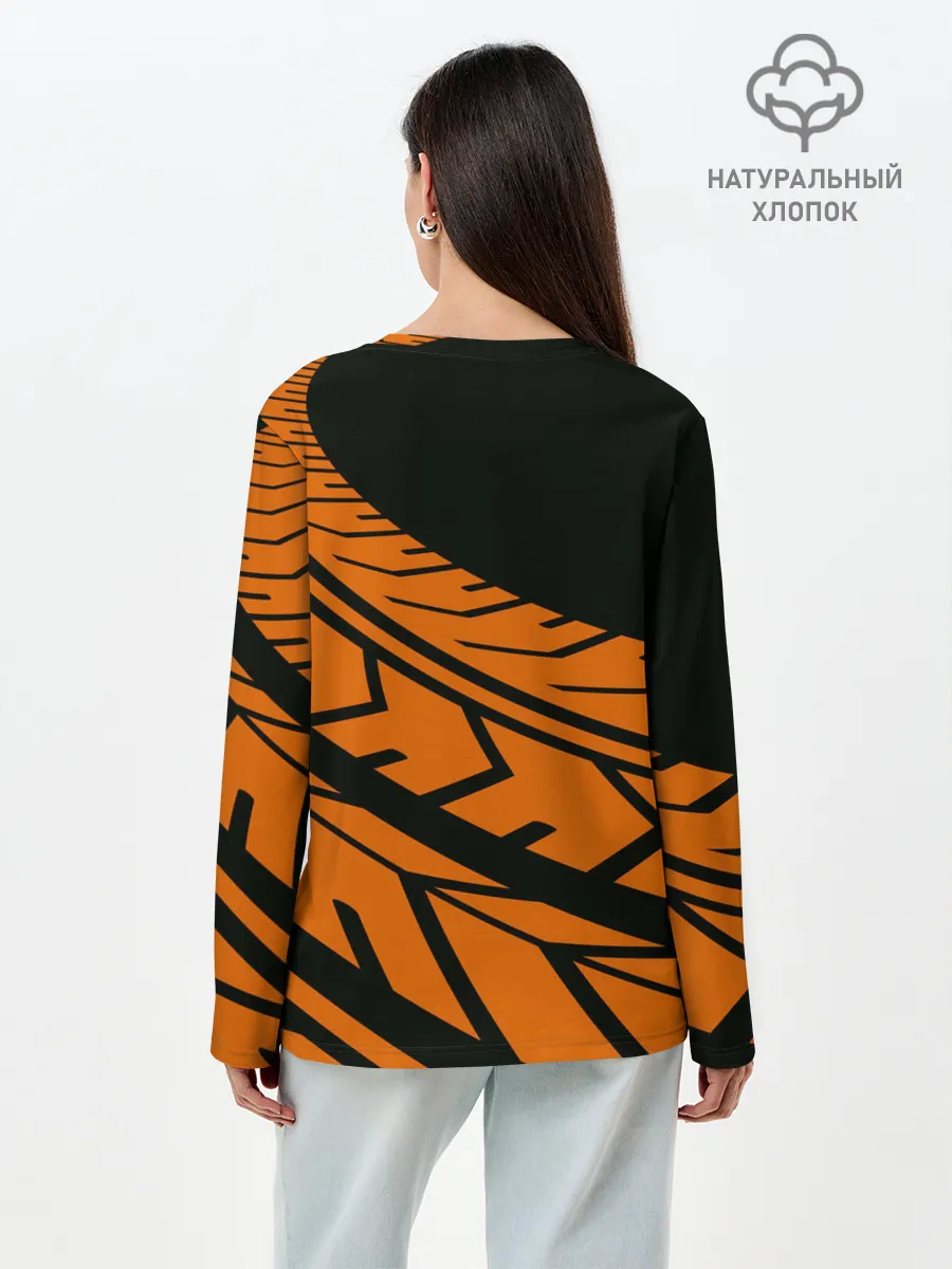 Лонгслив женский. Хлопок / ORANGE KTM | КТМ