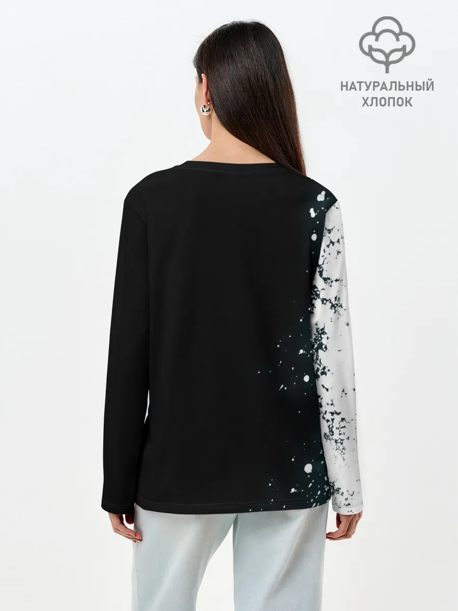 Лонгслив женский. Хлопок / GEARS OF WAR | ШЕСТЕРЕНКИ