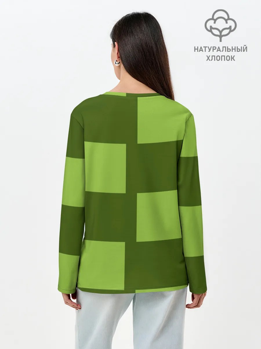 Лонгслив женский. Хлопок / В поисках QR