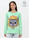 Лонгслив женский. Хлопок / Toca Boca Cat