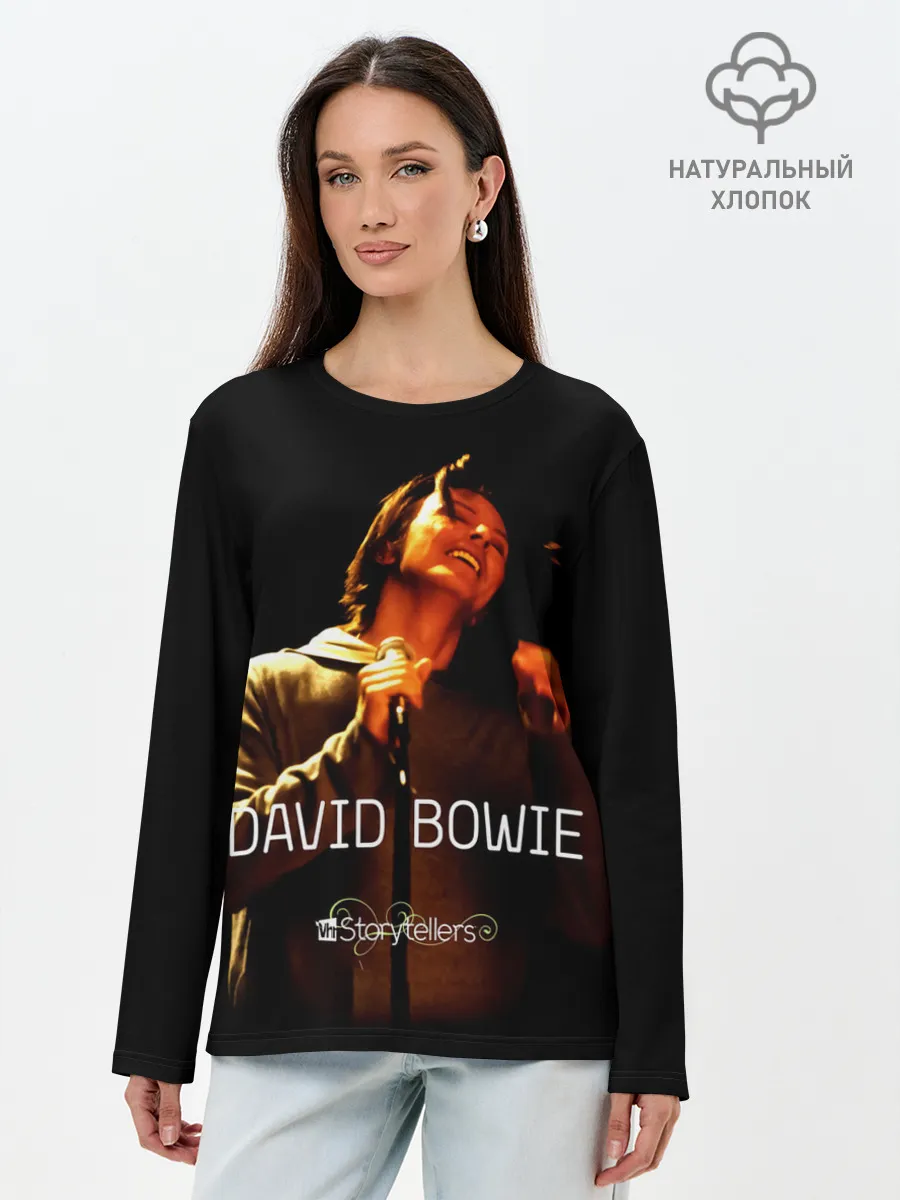 Лонгслив женский. Хлопок / VH1 Storytellers - David Bowie