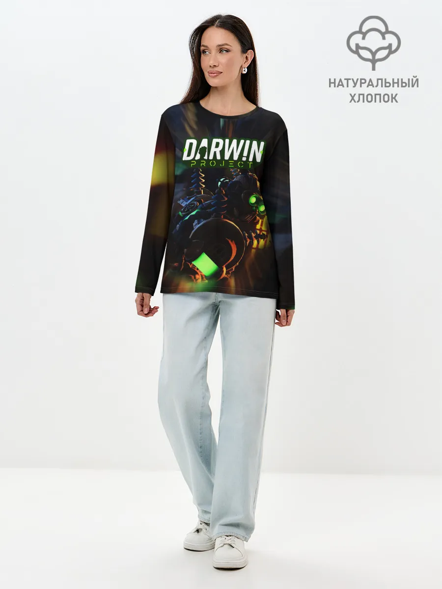 Лонгслив женский. Хлопок / Darwin Project | Королевская битва