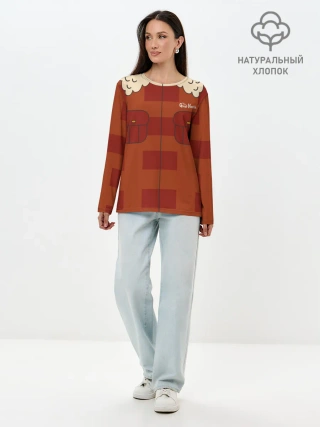 Лонгслив женский. Хлопок / Beef Tobin jacket