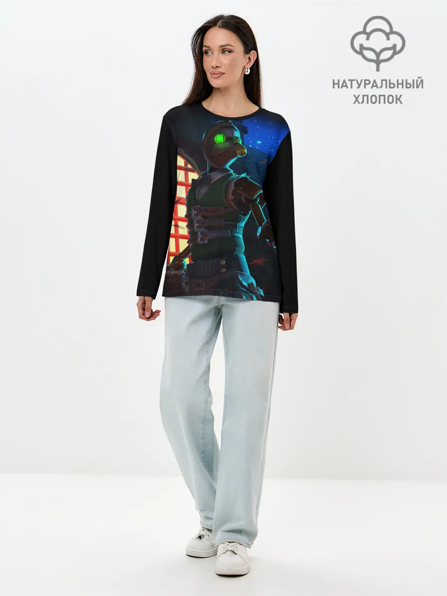 Лонгслив женский. Хлопок / Darwin Project