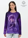Лонгслив женский. Хлопок / Кэ Цин в сиреневом тумане