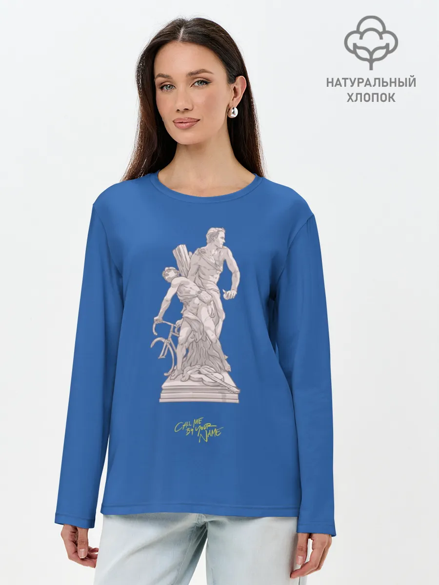 Лонгслив женский. Хлопок / CMbYN скульптура Тимоти Шаламе Арми Хаммер