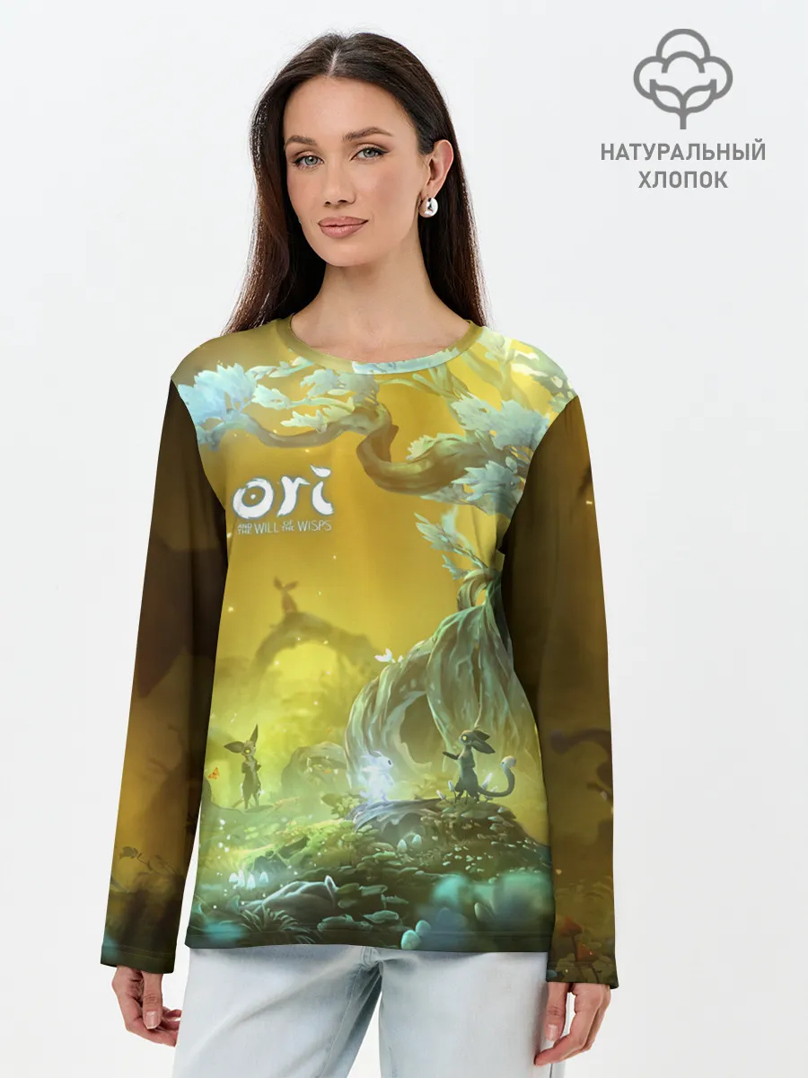 Лонгслив женский. Хлопок / Ori | Ori and the Will of the Wisps