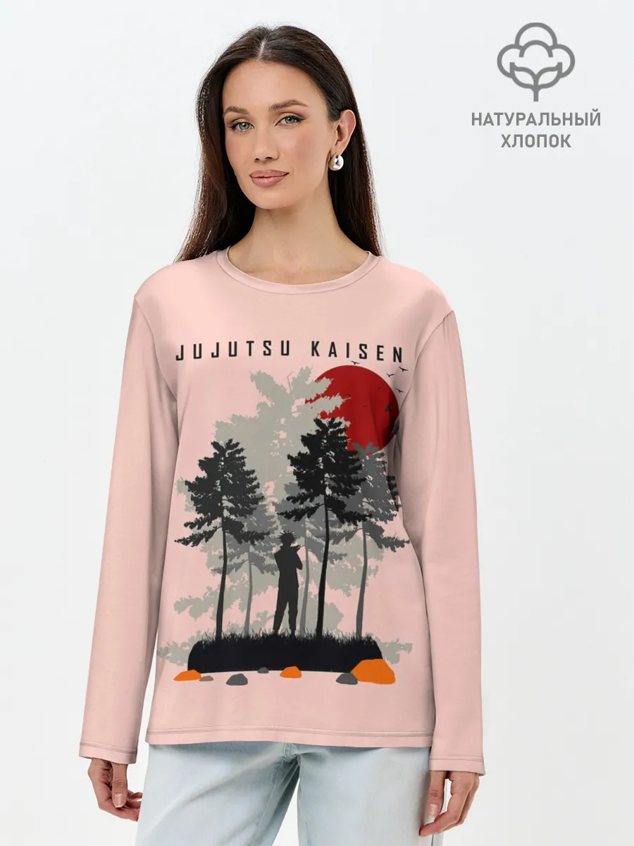 Лонгслив женский. Хлопок / Fushiguro Megumi Jujutsu Kaisen
