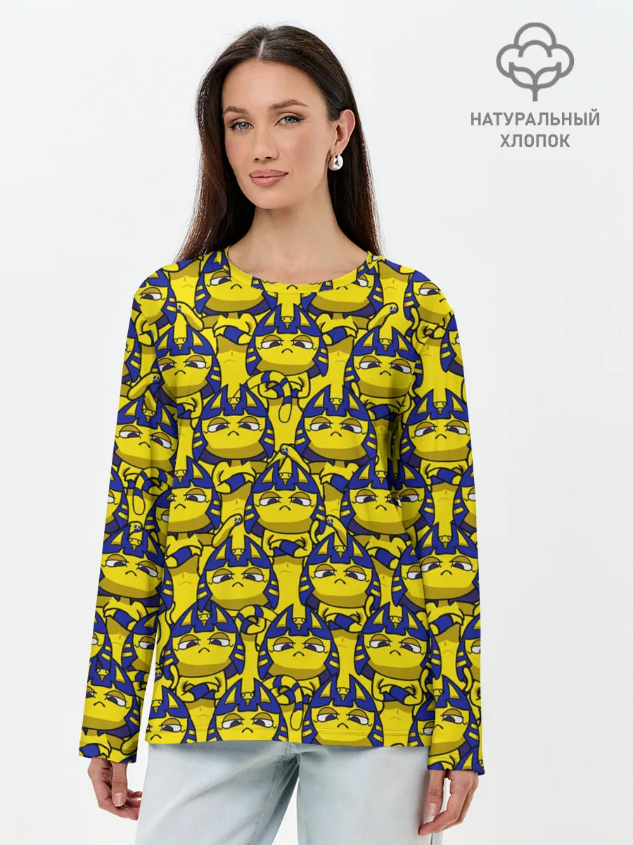 Лонгслив женский. Хлопок / Ankha Zone