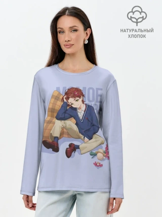 Лонгслив женский. Хлопок / Momoe Girl