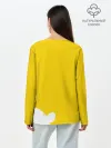 Лонгслив женский. Хлопок / Yellow egg. Oto Ai