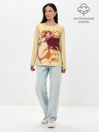 Лонгслив женский. Хлопок / Summer. Eris