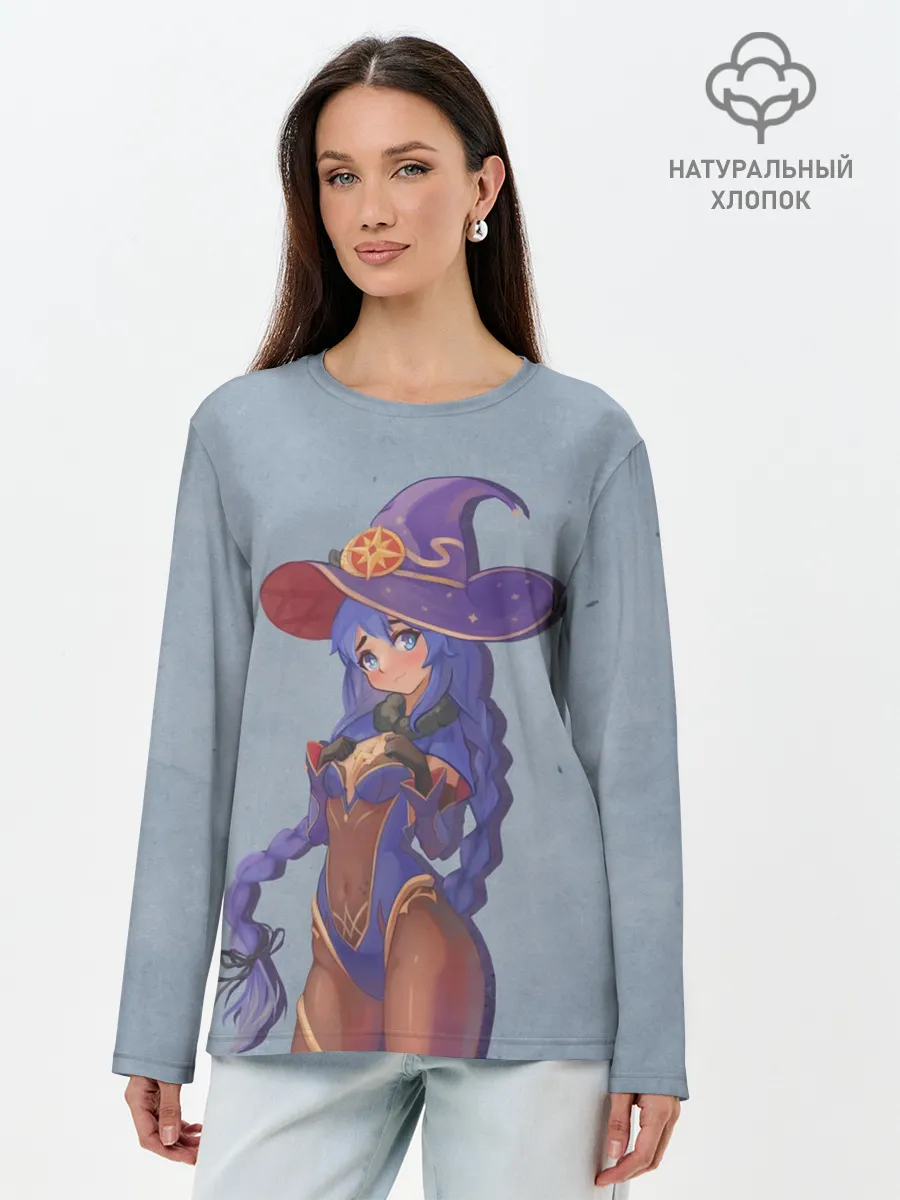 Лонгслив женский. Хлопок / Рокси Мигурдиа