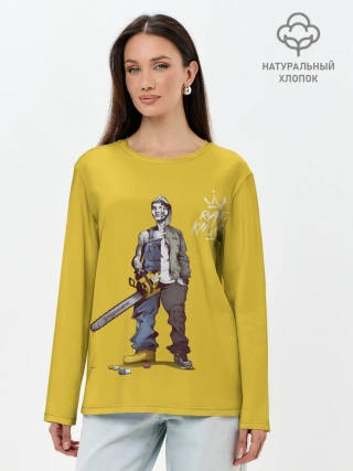 Лонгслив женский. Хлопок / Rap kings