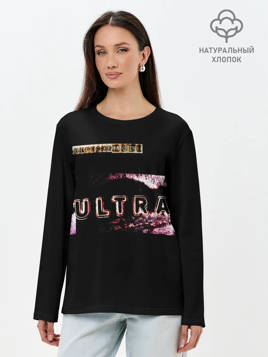 Лонгслив женский. Хлопок / Ultra - Depeche Mode