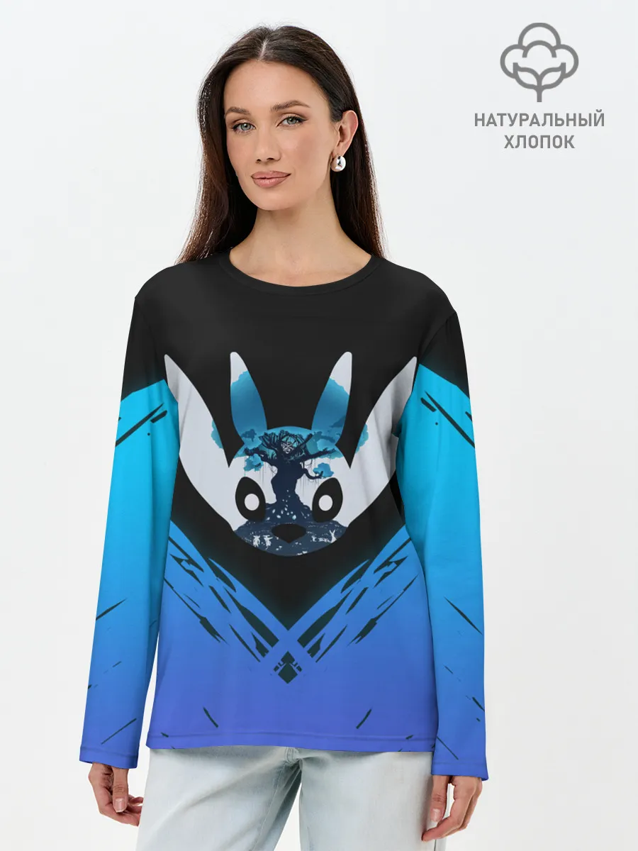 Лонгслив женский. Хлопок / Ori | Дух Ори