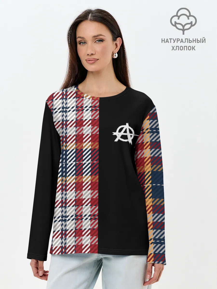 Лонгслив женский. Хлопок / АНАРХИЯ | ANARCHY
