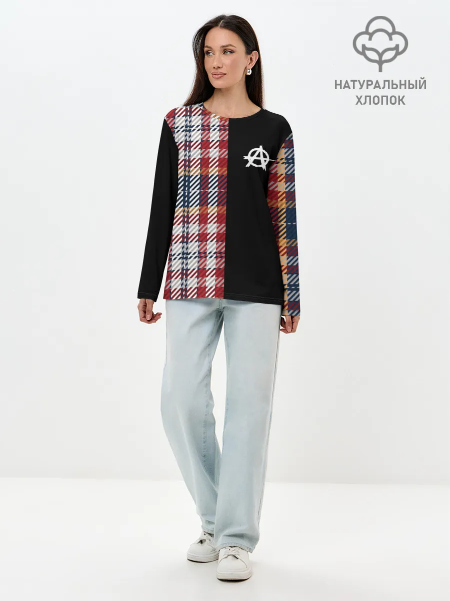 Лонгслив женский. Хлопок / АНАРХИЯ | ANARCHY