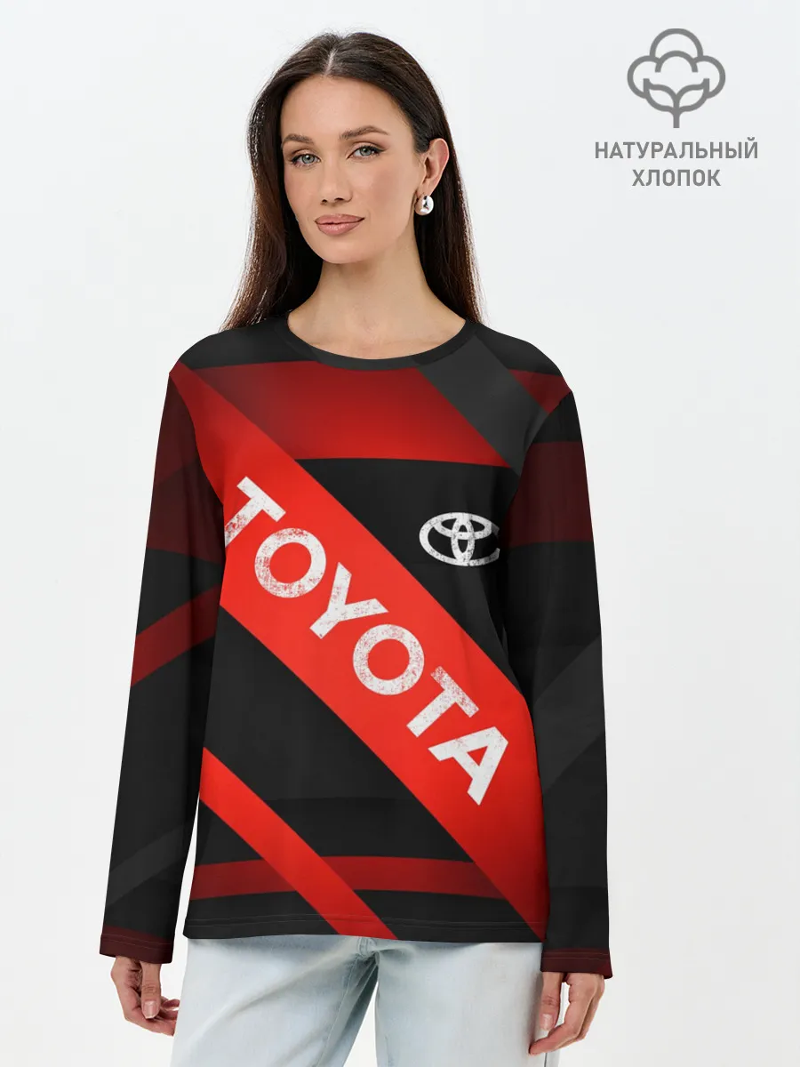 Лонгслив женский. Хлопок / TOYOTA LINES