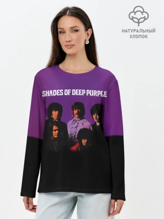 Лонгслив женский. Хлопок / Shades of Deep Purple