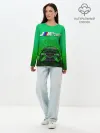 Лонгслив женский. Хлопок / BMW GREEN STYLE