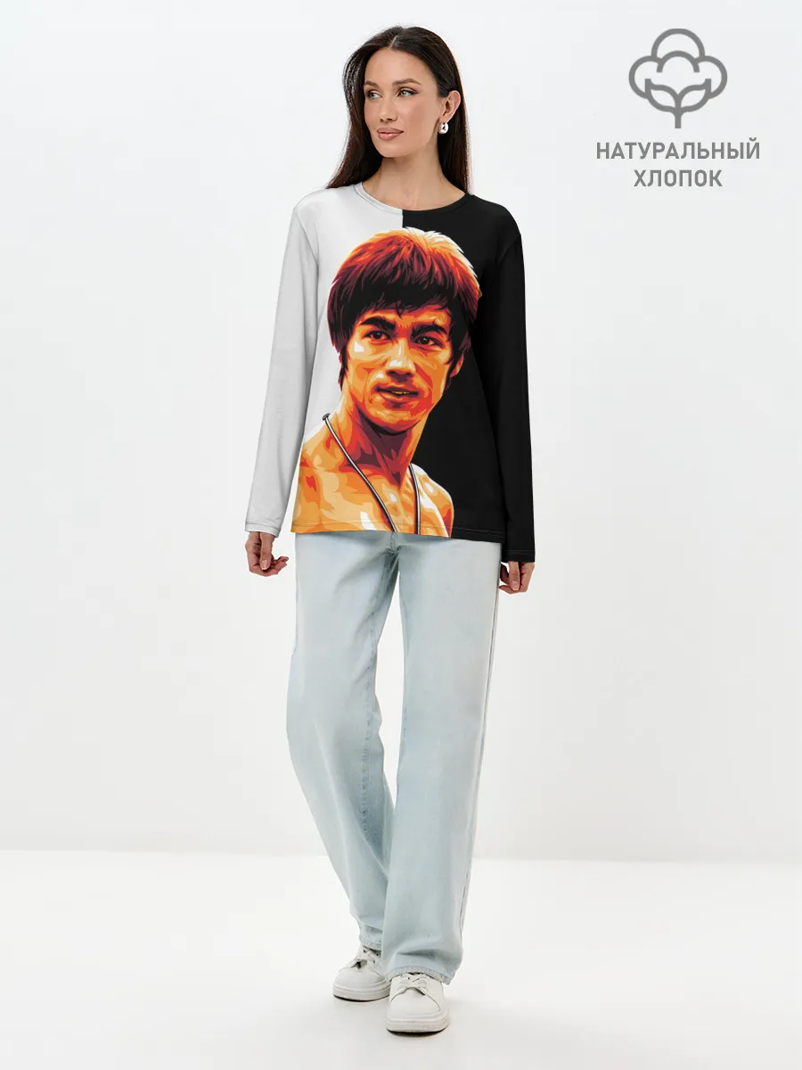 Лонгслив женский. Хлопок / Bruce Jeet Kune Do