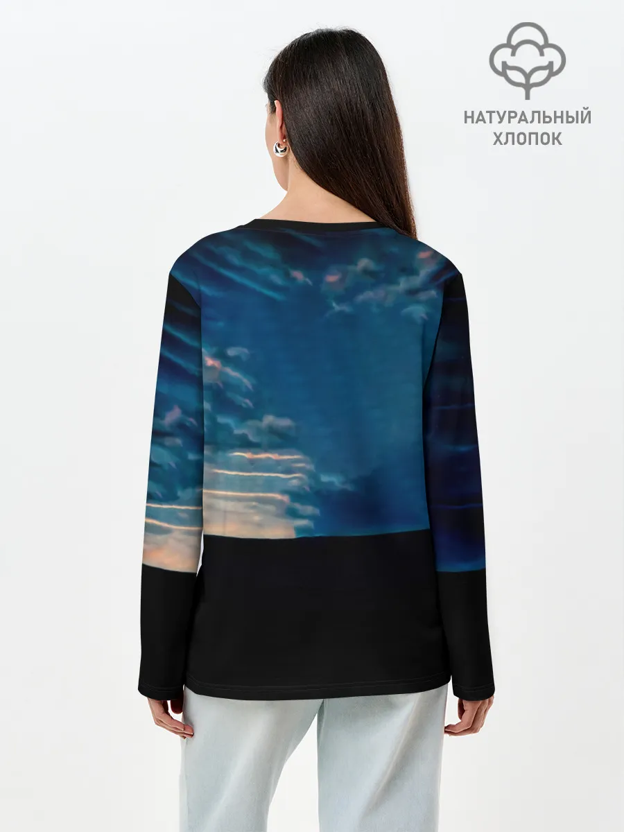 Лонгслив женский. Хлопок / Deep Purple - Stormbringer