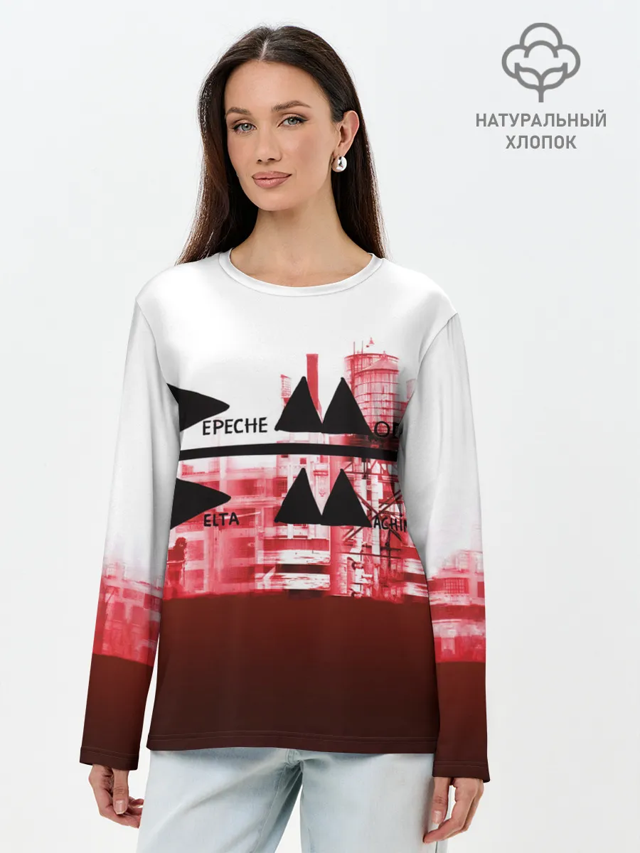 Лонгслив женский. Хлопок / Delta Machine - Depeche Mode